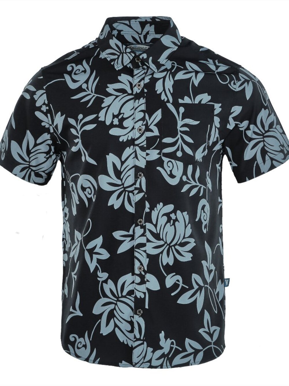 Men's Hawaiian Shirt Short Sleeve Tropical Floral Button Down Casual Beach Top